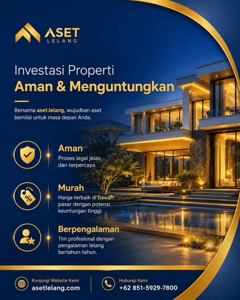 Flyer Aset Lelang